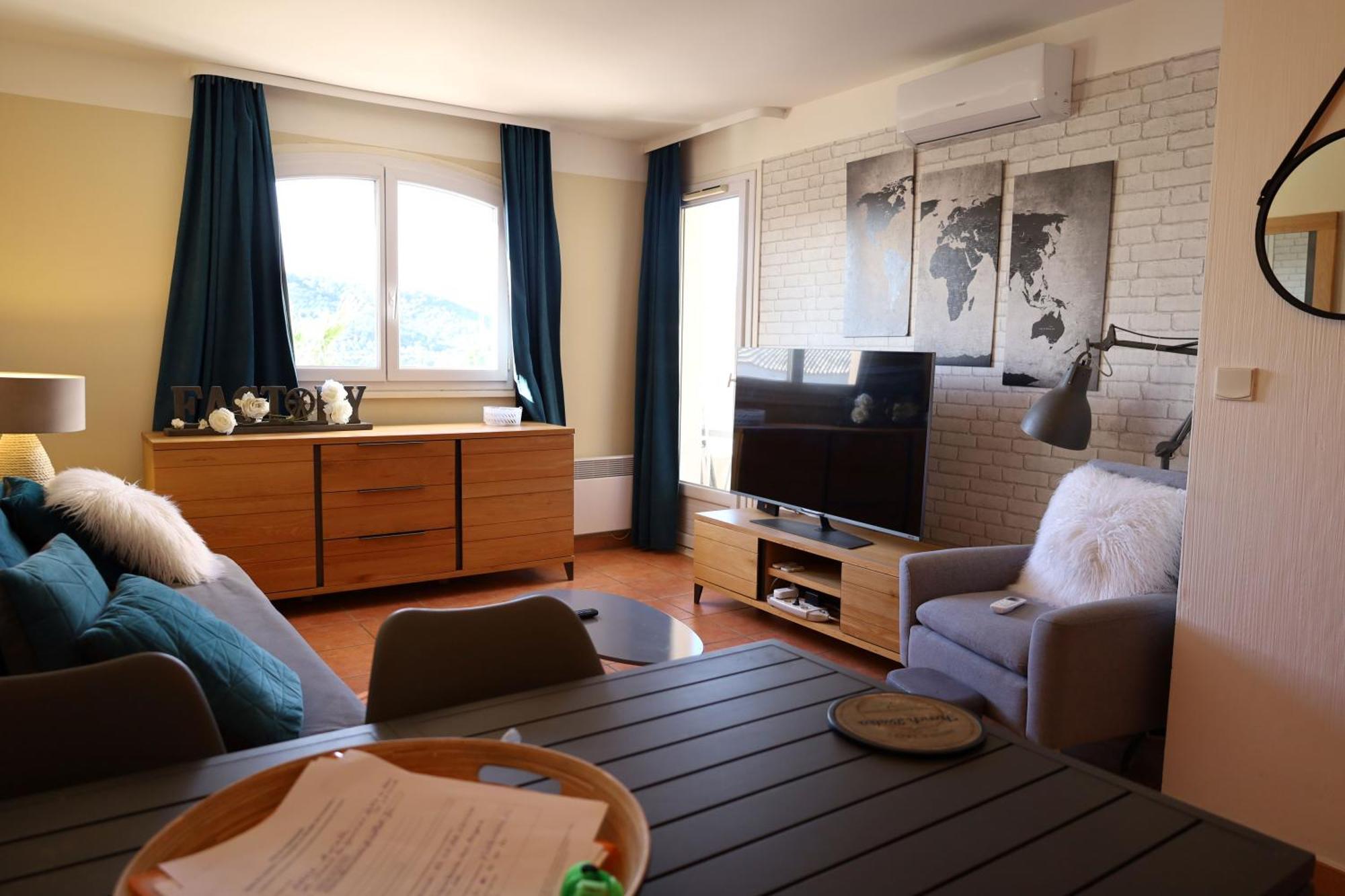 Appartement Piscine Mer Montagne レ・ズィサンブル エクステリア 写真